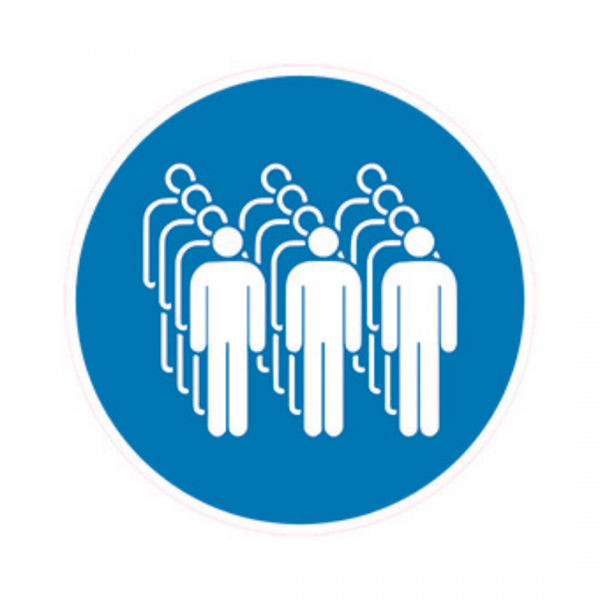 Balise Sticker 3 files d'attente BALI-STI-RM118